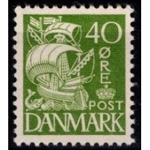 1937-39. Danmark. Karavel. Ny gravering. Type II. Postfrisk.